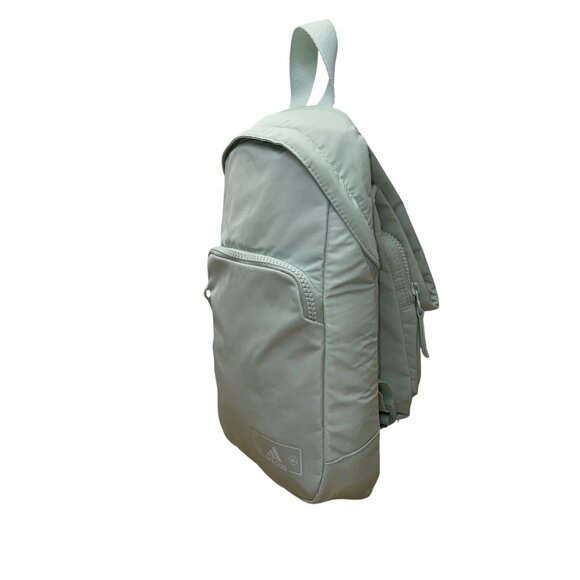 Adidas Women’s Linen Green Polyester Essentials 2 Sling Crossbody Backpack Sz S - Picture 2 of 12